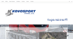 Desktop Screenshot of kovosport.cz