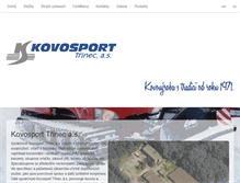 Tablet Screenshot of kovosport.cz